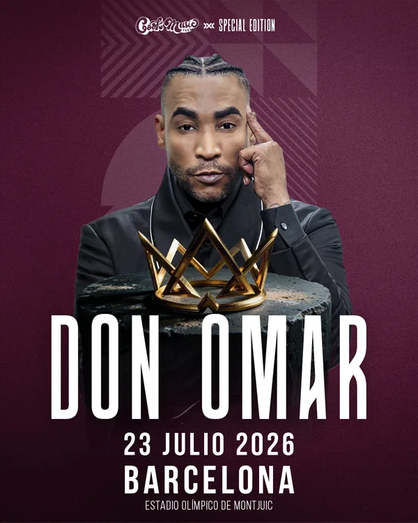 Don Omar · Barcelona · 23 julio 2026 · Estadi Olímpic Lluís Companys