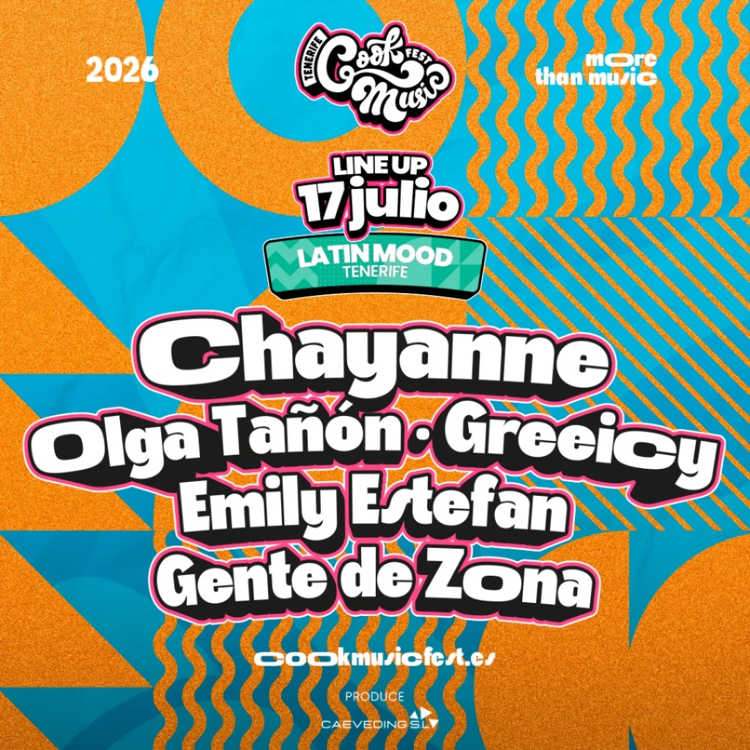 Aufstellung 17. Juli · Latin Mood Teneriffa · Chayanne, Olga Tañón, Greeicy, Emily Estefan, Gente de Zona